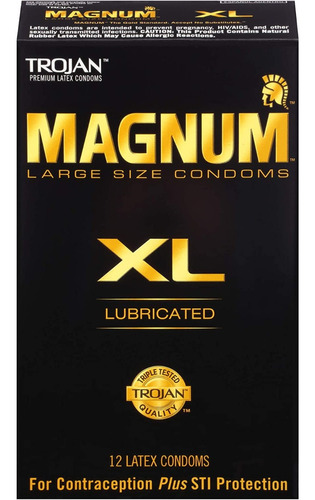 Condones Trojan Magnum Xl 12 Un