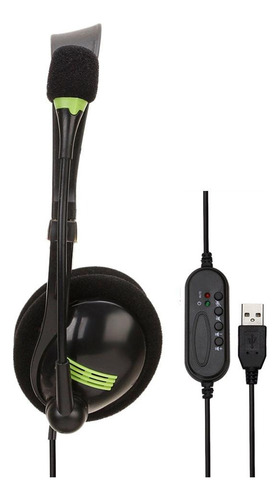 Fone de Ouvido Headset Office Usb Microfone Reunião Empresa Call Computador Telefone Pc Notebook Microfone para Reunião Home Office Jogos Trabalho Empresa