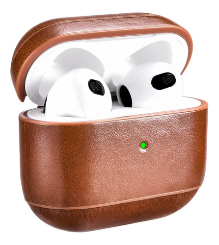 Case Para AirPods 3 Funda De Tpu Y Piel Calidad Premium Cc5