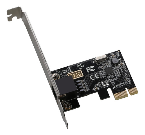 Adaptador De Rede Mini Placa Pcie 1 Porta Desktop Pc Placa