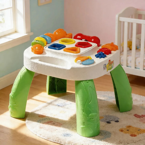 Mesa Infantil de Atividades Didática PlayTime Verde Cotiplás