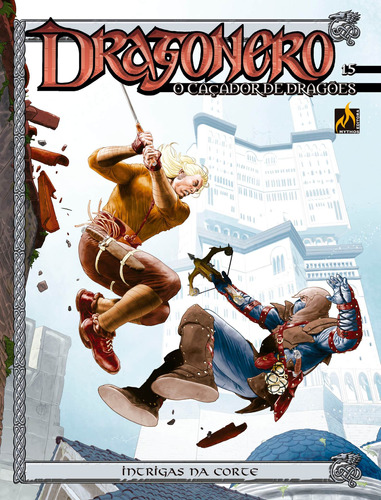 Dragonero - Volume 15: Intrigas na corte, de Enoch, Luca. Editora Edições Mythos Eireli, capa mole em português, 2022