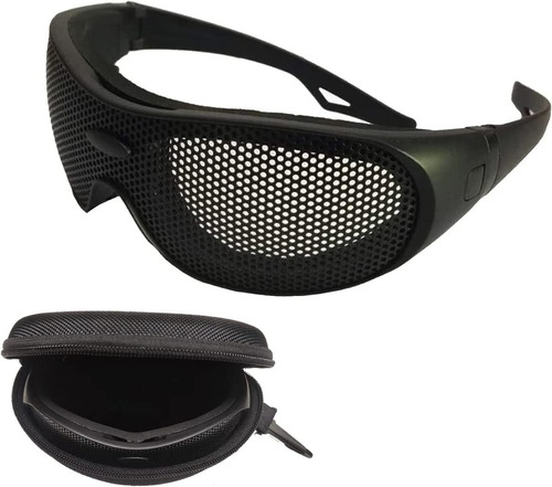 Lentes Gafas De Rejilla C Estuche Seguridad Trabajo Deportes