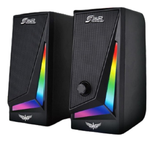 Parlantes Gamer Rgb Jyr J5223 Hi-fi 10w 3.5mm | Alta Calidad