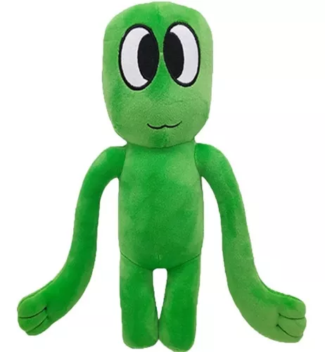 Green boneco de pelúcia Rainbow friends Roblox