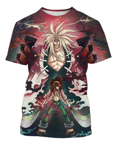 Camiseta Casual De Manga Corta Con Estampado 3d Shaman King