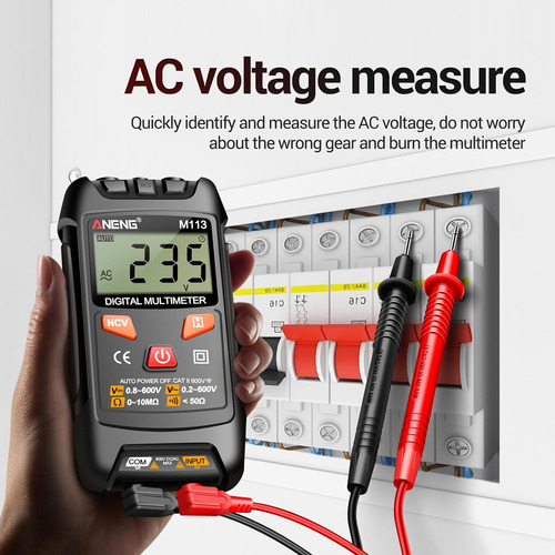 Multimetro Digital Profesional Corriente Voltaje Continuidad