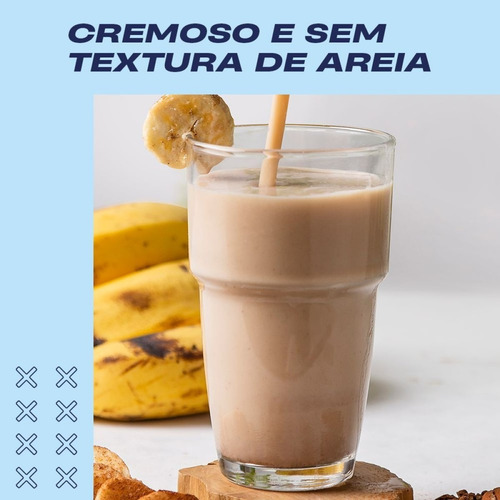Imagem 3 de 6 de Proteína Vegetal Torta De Banana C/ Canela 450g Muke Mais Mu