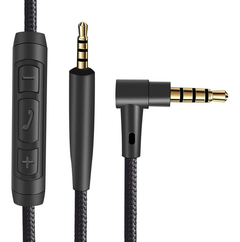 Qjyth Cable Audio Repuesto 6.6 Ft Para Bose Qc25 Qc35 On-ear