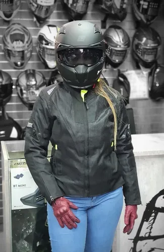 Chamarra neon mujer hotsell