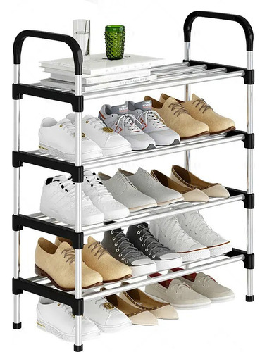 Organizador De Zapatos Apilable Acero Inoxidable De 12 Pares