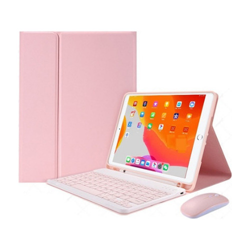 Funda Para iPad Air 4 10.9 A2325 A2316 Teclado Con Ratón Ñ