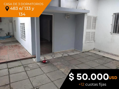 Casa En Venta - 1 Dormitorio 1 Baño - 300mts2 - Joaquín Gorina [financiada]