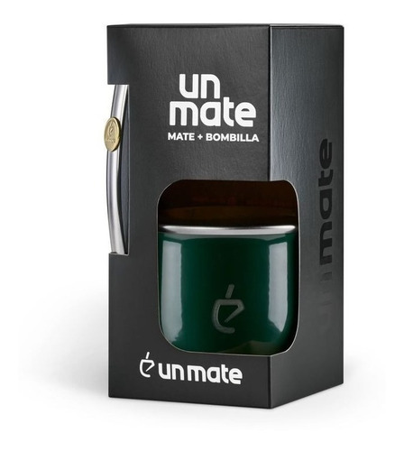 Imagen 4 de 7 de Un Matecito Acero - Verde Ingles + Bombilla
