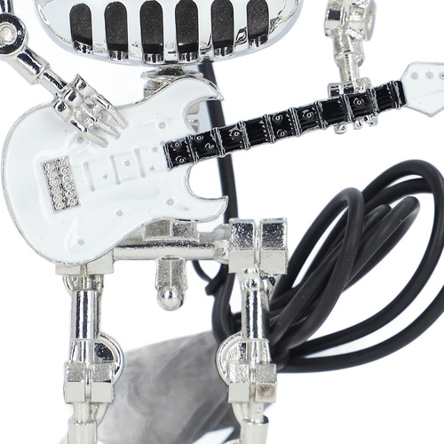 Robot Con Micrófono Para Guitarra, Metal, Retro, Punk, Estil