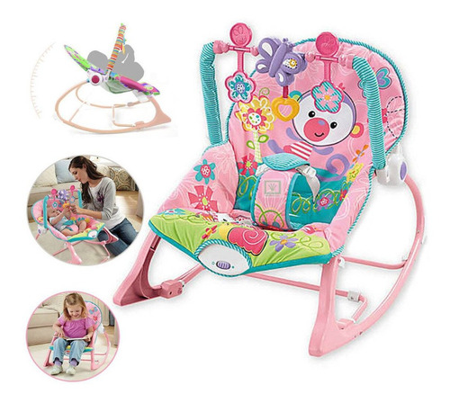 Silla Mecedora 3en1 Rocker Crece Conmigo Portatil 0a5años