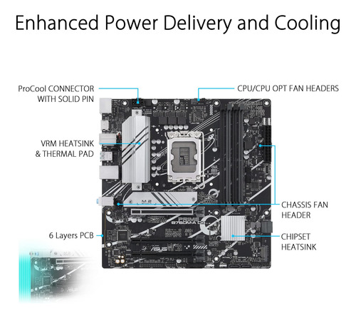 Asus Prime B760m-a D4 Intel® B760 (lga Th Y 12 ° Gen) Matx B