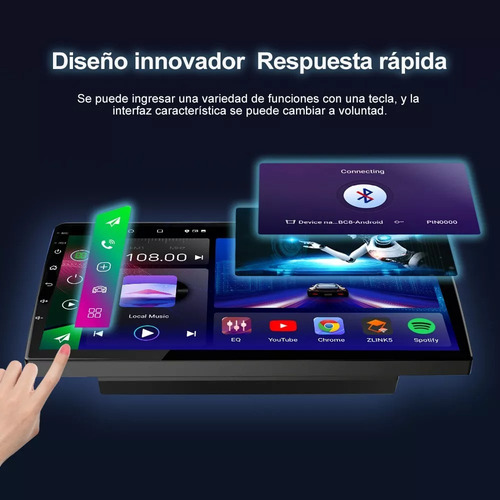 Compatible Radio Bluetooth Gps Táctil Android Hyundai I10