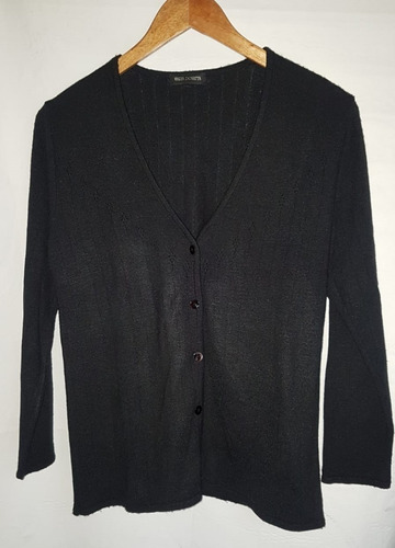 Cardigan Saco Negro Marìa Donatta Escote V