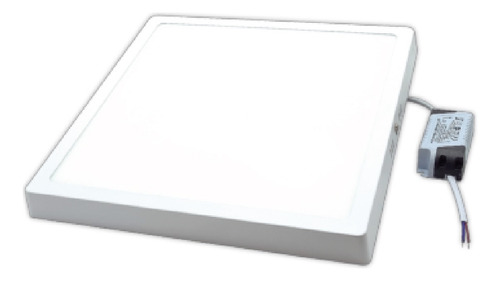 Plafon Panel Led Techo De Aplicar Cuadrado 12w Tbcin