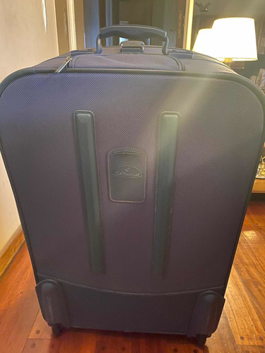 Valija Samsonite De Tela Reforzada Grande Color Celeste Azul