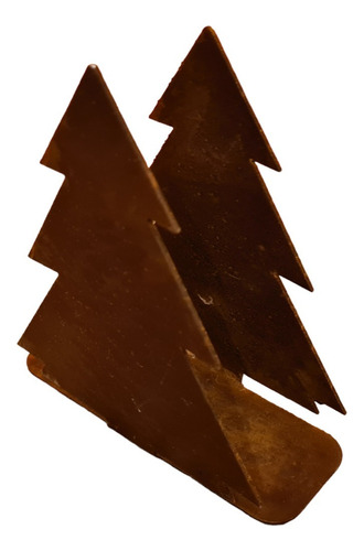Servilletero Diseño Navidad Estrella Arboli Deco Chapa Oxido