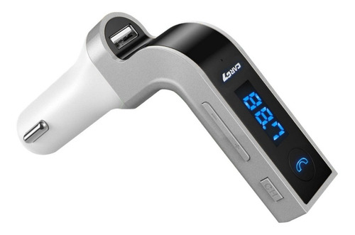 Imagen 2 de 5 de Cargador Auto Receptor Bluetooth Jack Aux Transmisor - Otec