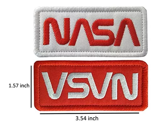  Lightbird Parches de la NASA de 6 piezas, parches bordados para  planchar o coser en el espacio, parche de la bandera de Estados Unidos  (termotransferible en la parte trasera) : Arte