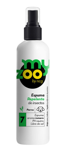 Espuma Repelente De Insectos Para Perros 250cc My Zoo