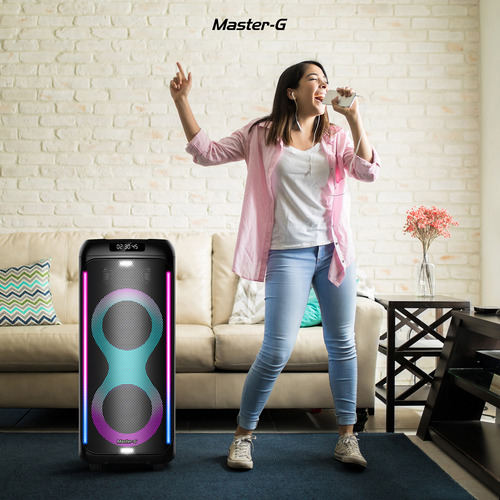 Parlante Karaoke Bluetooth Atenea 8x2 Con Micrófono