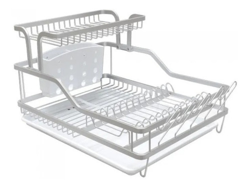 Imagen 3 de 5 de Secador/escurridor De Platos Bonux Aluminio