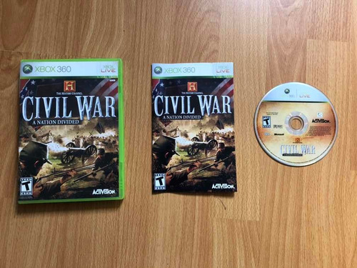 The History Channel Civil War A Nation Divide Xbox 360