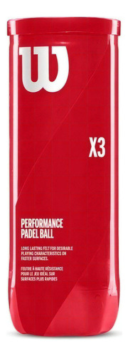 Bola De Tenis Wilson Padel X3