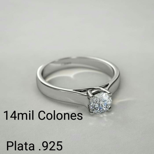 Anillo Compromiso Plata .925