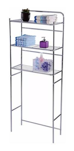Imagen 1 de 2 de Mueble Sobre Inodoro Acero Cromado- Naffull..