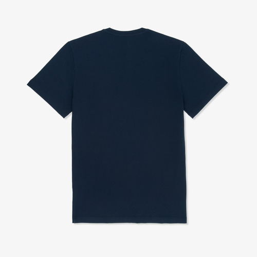Imagen 2 de 3 de Remera De Hombre Azul Marino Lacoste Th2054