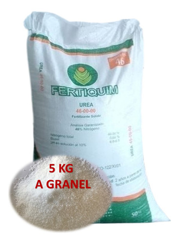 5kgs  Urea N46% Para Nitrogeno Para Desarrollo Pasto,maiz