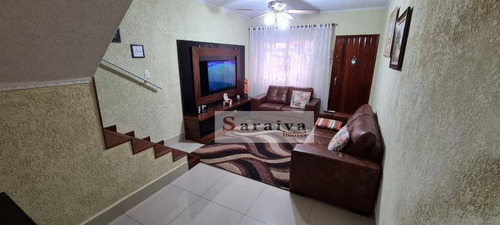 Sobrado Com 3 Dormitórios À Venda, 127 M² Por R$ 480.000,00 - Jardim Hollywood - São Bernardo Do Campo/sp - So1095