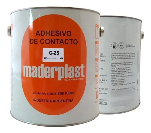 Adhesivo Contacto C-25 Maderplast  2,8kg Calzado/carpinteria