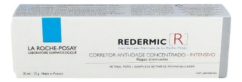Sérum R Corretor Anti Idade Intensivo La Roche-Posay Redermic  para pele sensível de 30mL