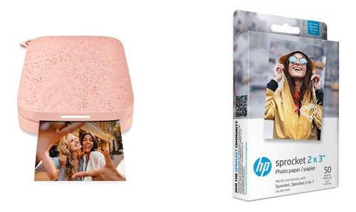 Impresora Hp Sprocket Portable (2a  Gen) + Papel Fotográfico