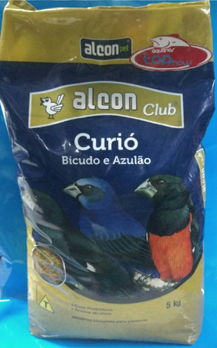 Ração Alcon Club Curió 5kg-curio/bicudo/azulão
