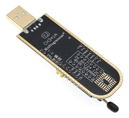 Gravador Eeprom Bios Ch341a + Pinça + Adaptador Soic8 + 1.8v