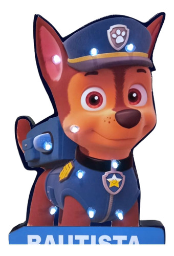 Figuras Luminosas P Candy Bar Y Acomp Nocturno . Paw Patrol