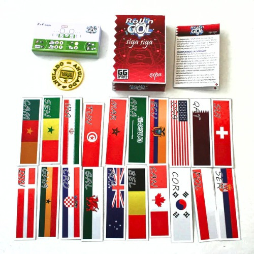 Combo Juego Roll And Gol +2 Expansiones Futbol Mundial Fifa