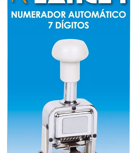 Numeradora Automático 7 Dígitos Lancer Con Tinta
