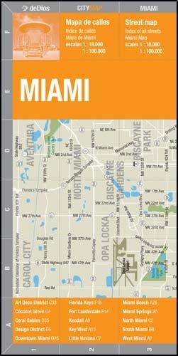 City Map Miami. De Dios Guías De Viaje.