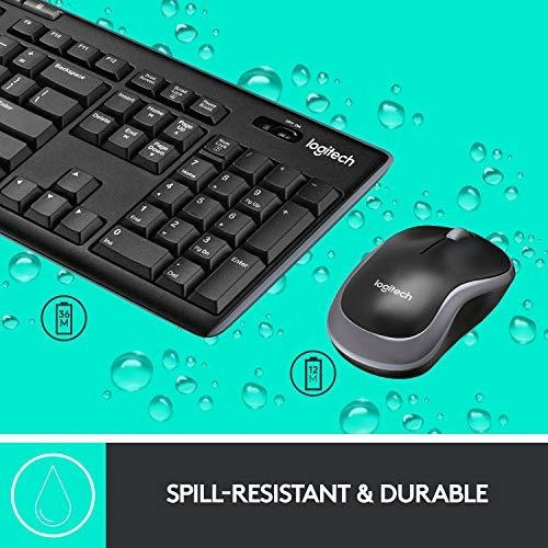 Combinación De Teclado Y Mouse Inalámbricos Logitech Mk270