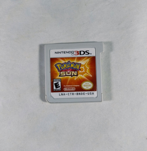 Juego Pokemon Sol Nintendo 3ds Solo Cartucho 