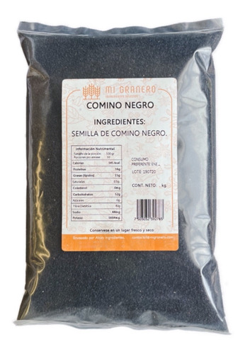 Nigella Sativa Comino Negro 250 G